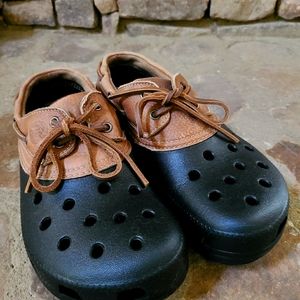 Crocs Islander Pitcrew Leather 11 men's